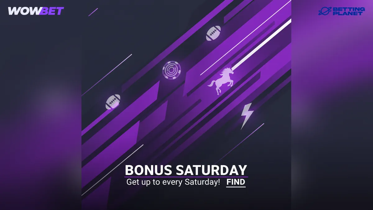 WOWBet promotions hub showing welcome offer and free spin cards
